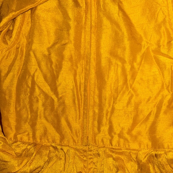 Vibrant Yellow Embroidered Top - Picture 6 of 7